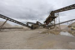 Photo Textures of Background Gravel Mining